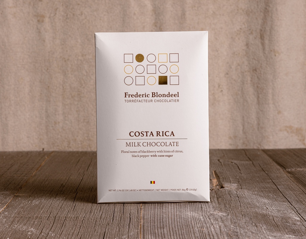 Tablette chocolat au lait Frederic Blondeel 