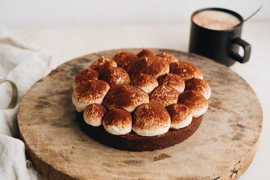 Tarte spéculoos/chocolat congelée 