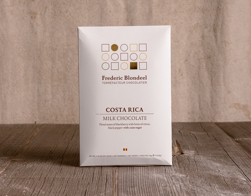 Tablette chocolat au lait Frederic Blondeel 