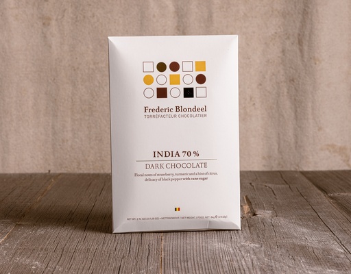 Tablette chocolat noir Frederic Blondeel