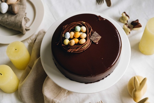 Gâteau Chocolat Praliné Pâques 4pp